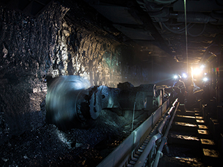 Raw coal mining